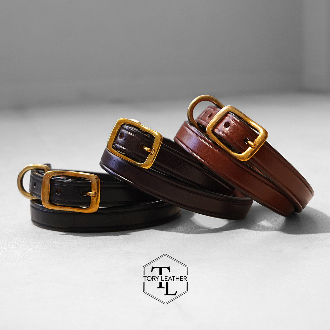TORY LEATHER(トリーレザー) ワイドプレーン クリーストベルト レザー アメリカ製