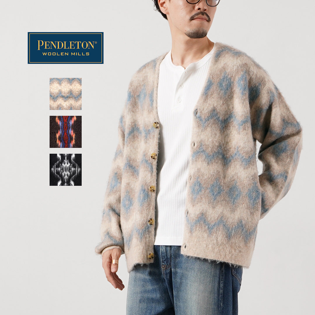 PENDLETON(ペンドルトン) モヘア シャギーニット カーディガン