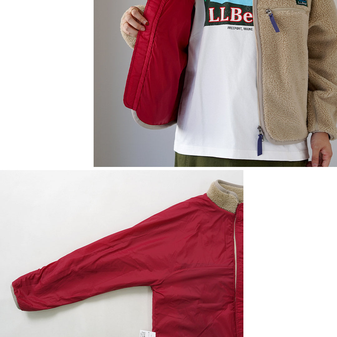 L.L.BEAN(エルエルビーン) トップシャム ボアフリースジャケット