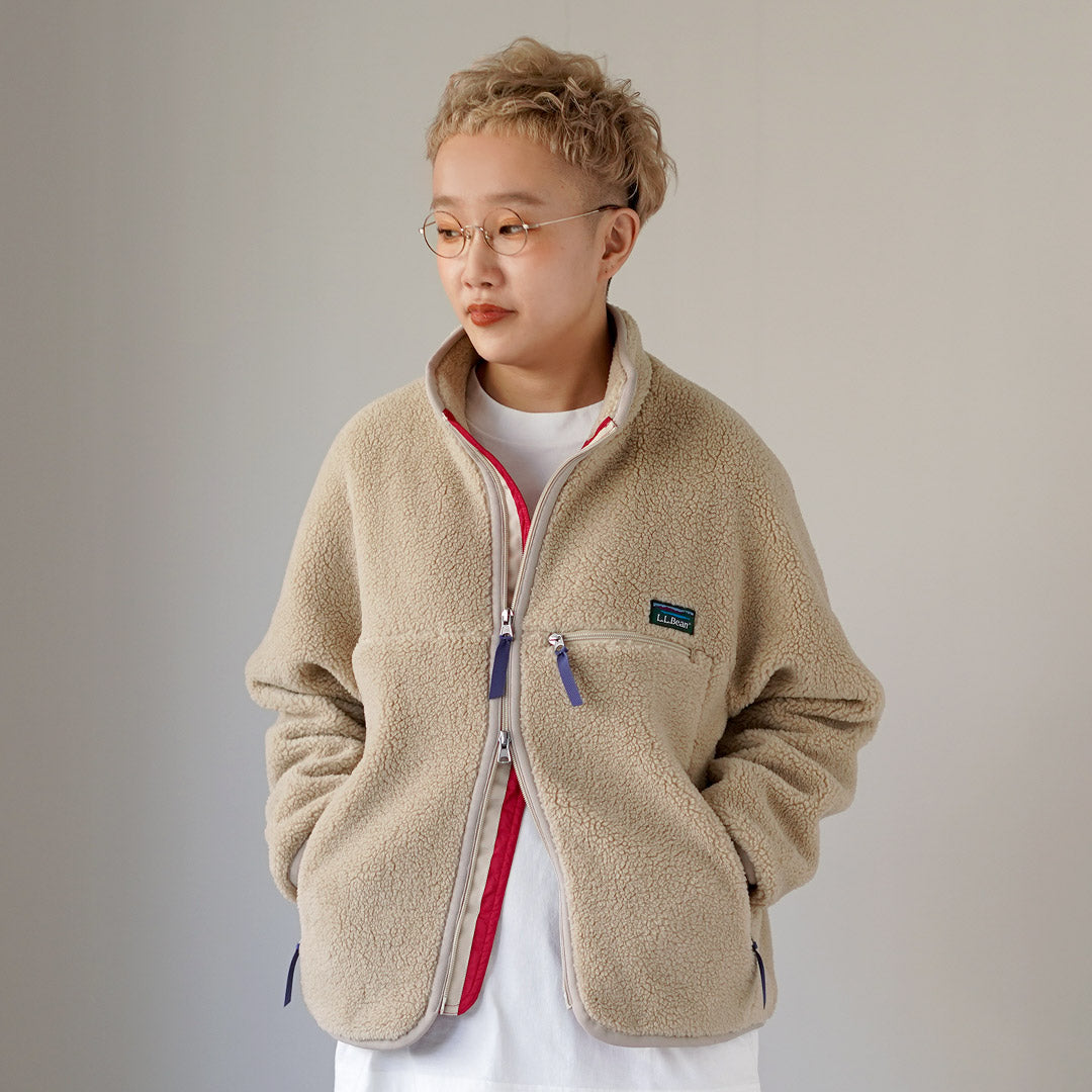L.L.BEAN(エルエルビーン) トップシャム ボアフリースジャケット