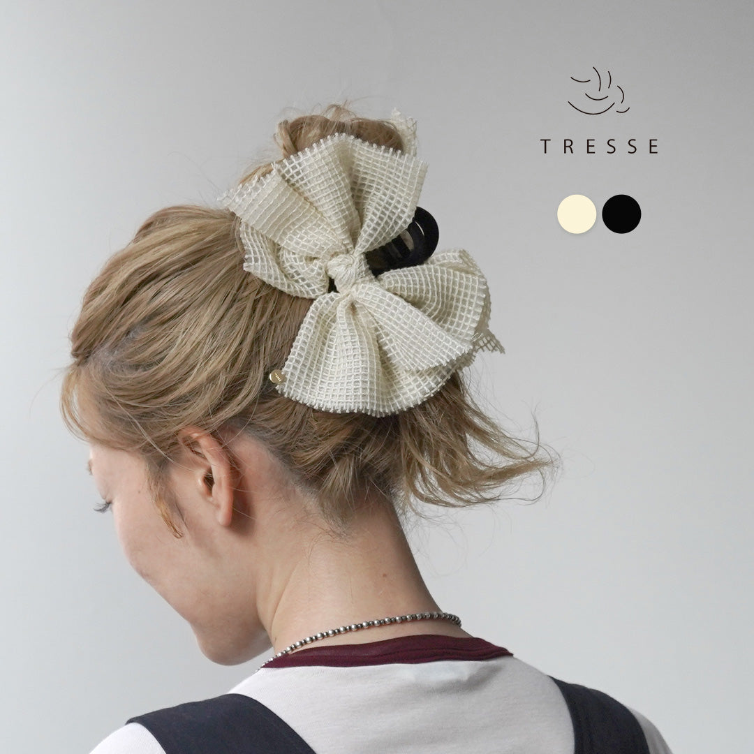 TRESSE(トレス) メッシュ リボンクリップ