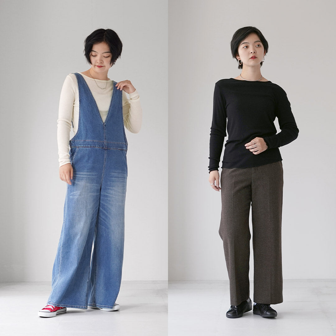 TICCA(ティッカ) ウールシルク クルーネック プルオーバー 日本製
