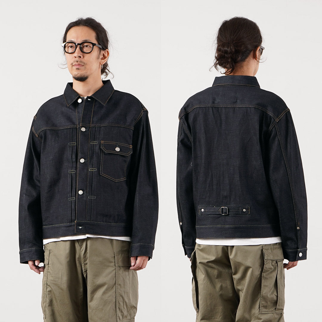 MOMOTARO JEANS(モモタロウジーンズ) 14.7oz #001 1stタイプ スタンダード デニムジャケット Gジャン 桃太郎ジーンズ 日本製