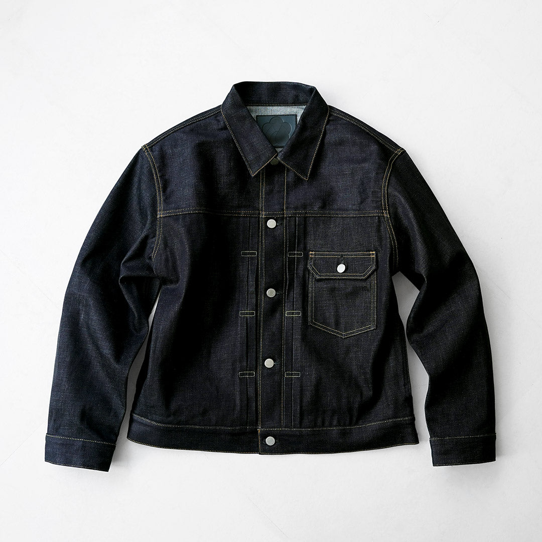 MOMOTARO JEANS(モモタロウジーンズ) 14.7oz #001 1stタイプ スタンダード デニムジャケット Gジャン 桃太郎ジーンズ 日本製