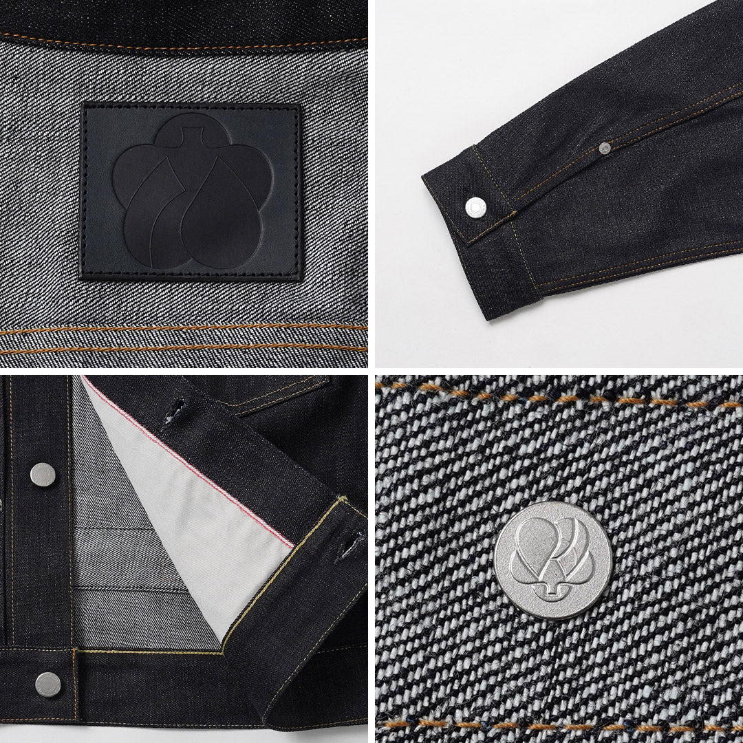 MOMOTARO JEANS(モモタロウジーンズ) 14.7oz #001 1stタイプ スタンダード デニムジャケット Gジャン 桃太郎ジーンズ 日本製