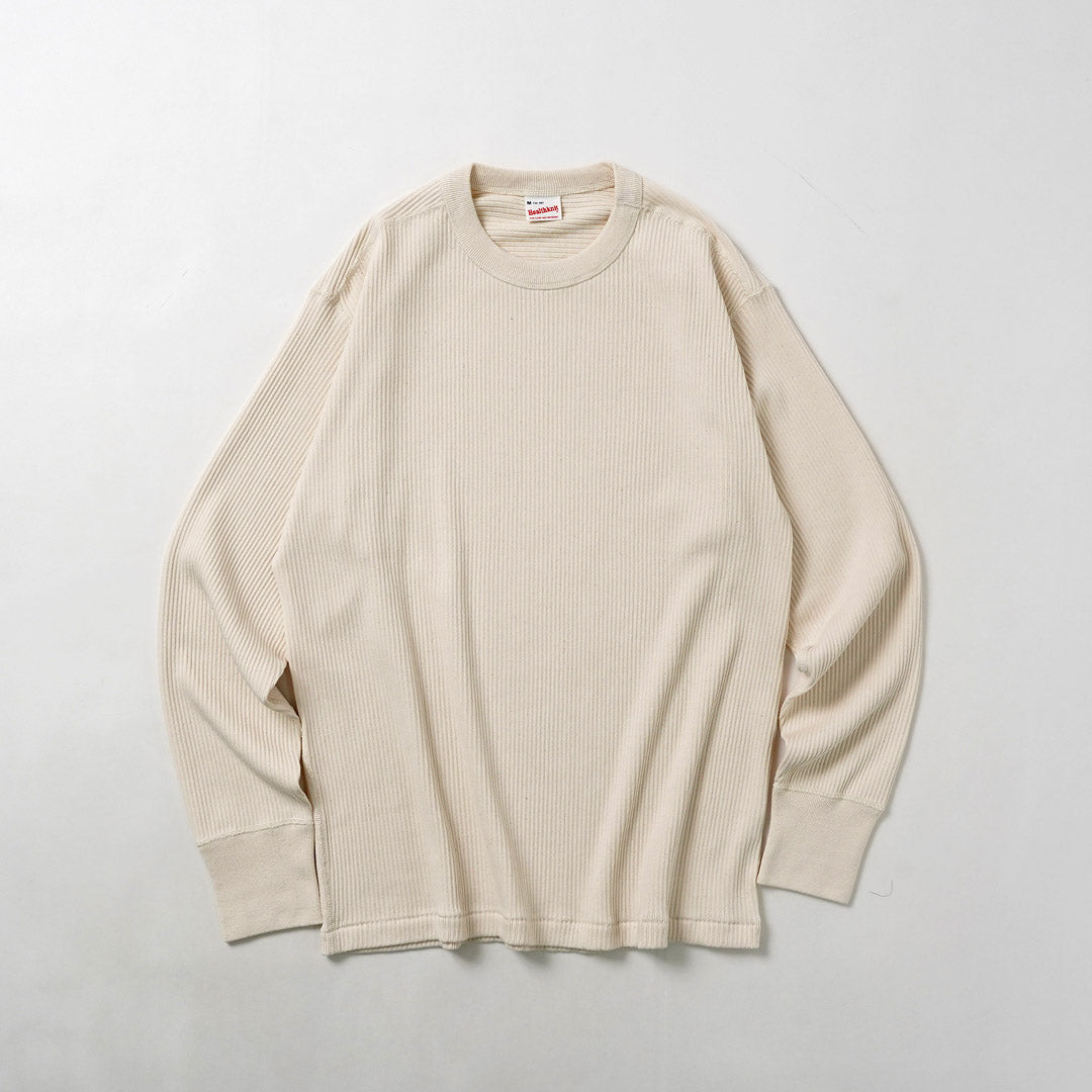 HEALTHKNIT(ヘルスニット) アーミーリブ クルーネック ロングスリーブ