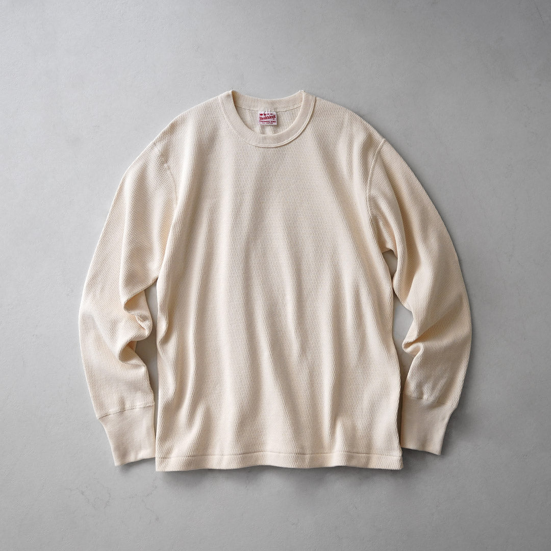 HEALTHKNIT(ヘルスニット) サーマルキング ラッセル ハニカム クルーネック ロングスリーブ