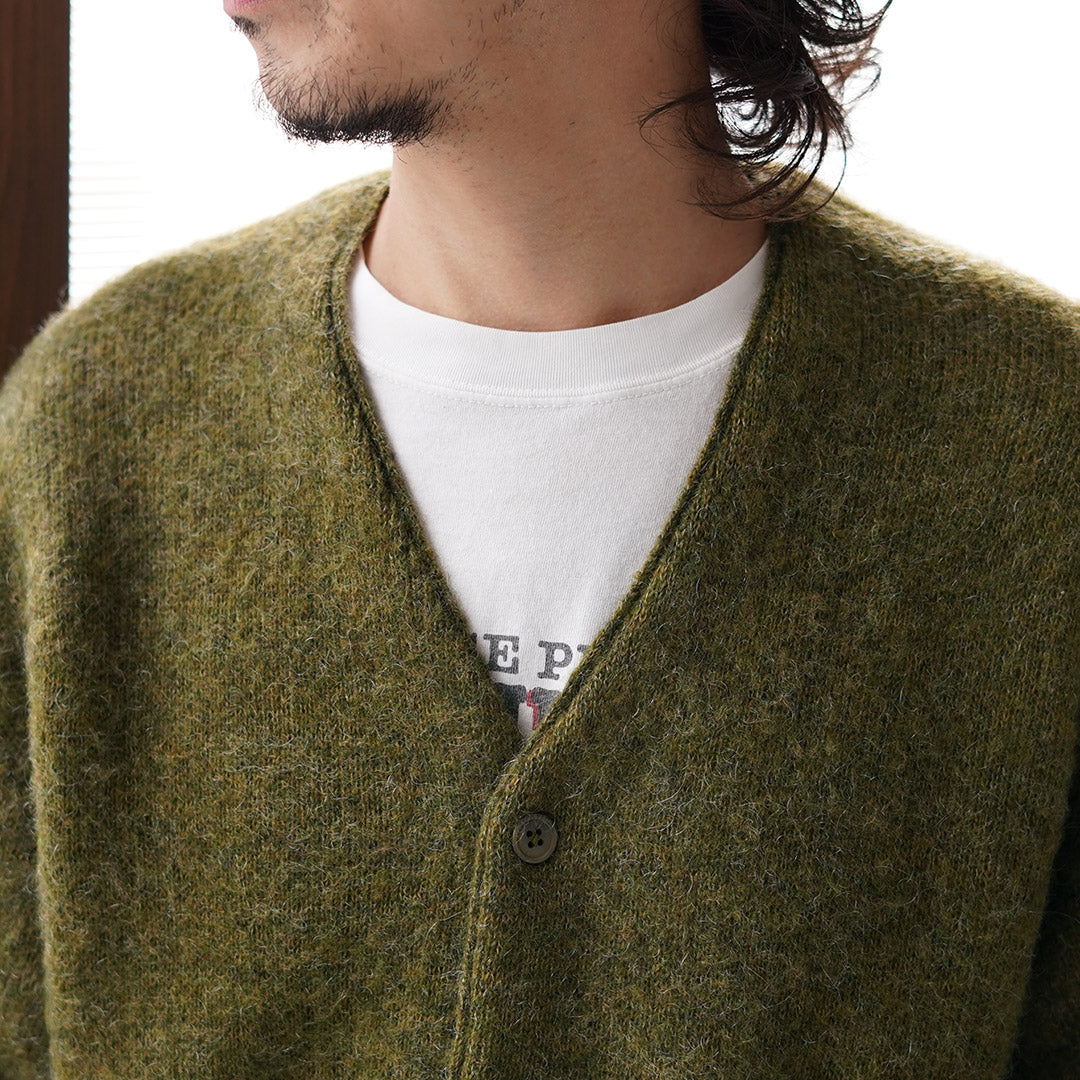 TOWNCRAFT(タウンクラフト) モヘア シャギー カーディガン ニット