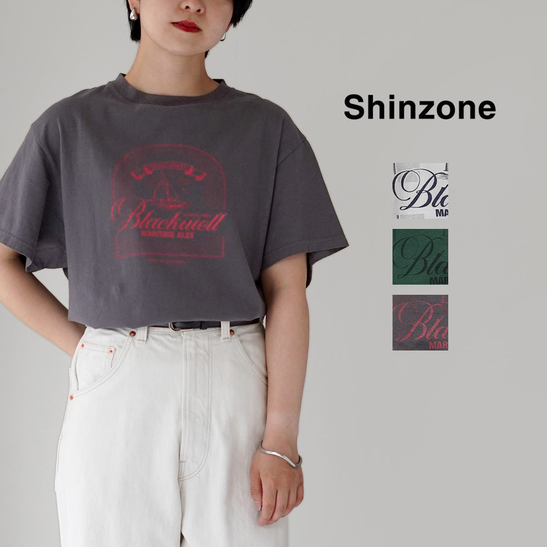 SHINZONE(シンゾーン) ブラックウェル Tシャツ 26AMSCU11 日本製