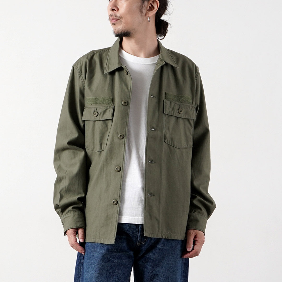 FOB FACTORY(F.O.Bファクトリー) F2469 ユーティリティ ユニフォーム シャツ 日本製