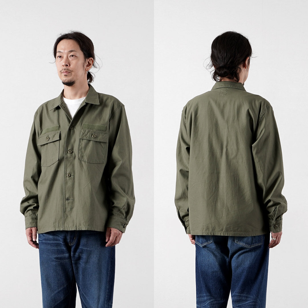 FOB FACTORY(F.O.Bファクトリー) F2469 ユーティリティ ユニフォーム シャツ 日本製