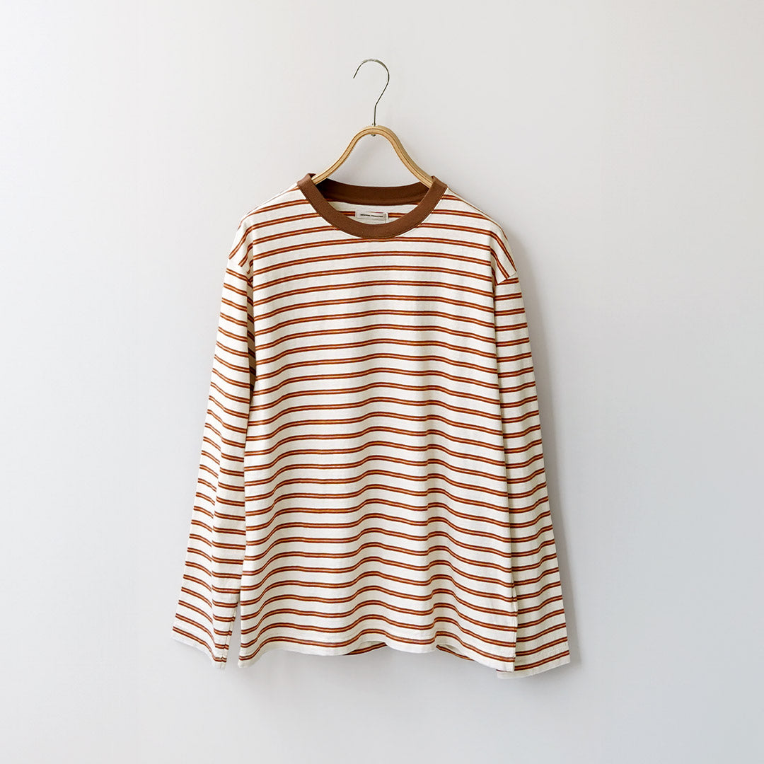 UNIVERSAL PRODUCTS.(ユニバーサルプロダクツ
) オリジナルボーダーロングスリーブTシャツ 日本製