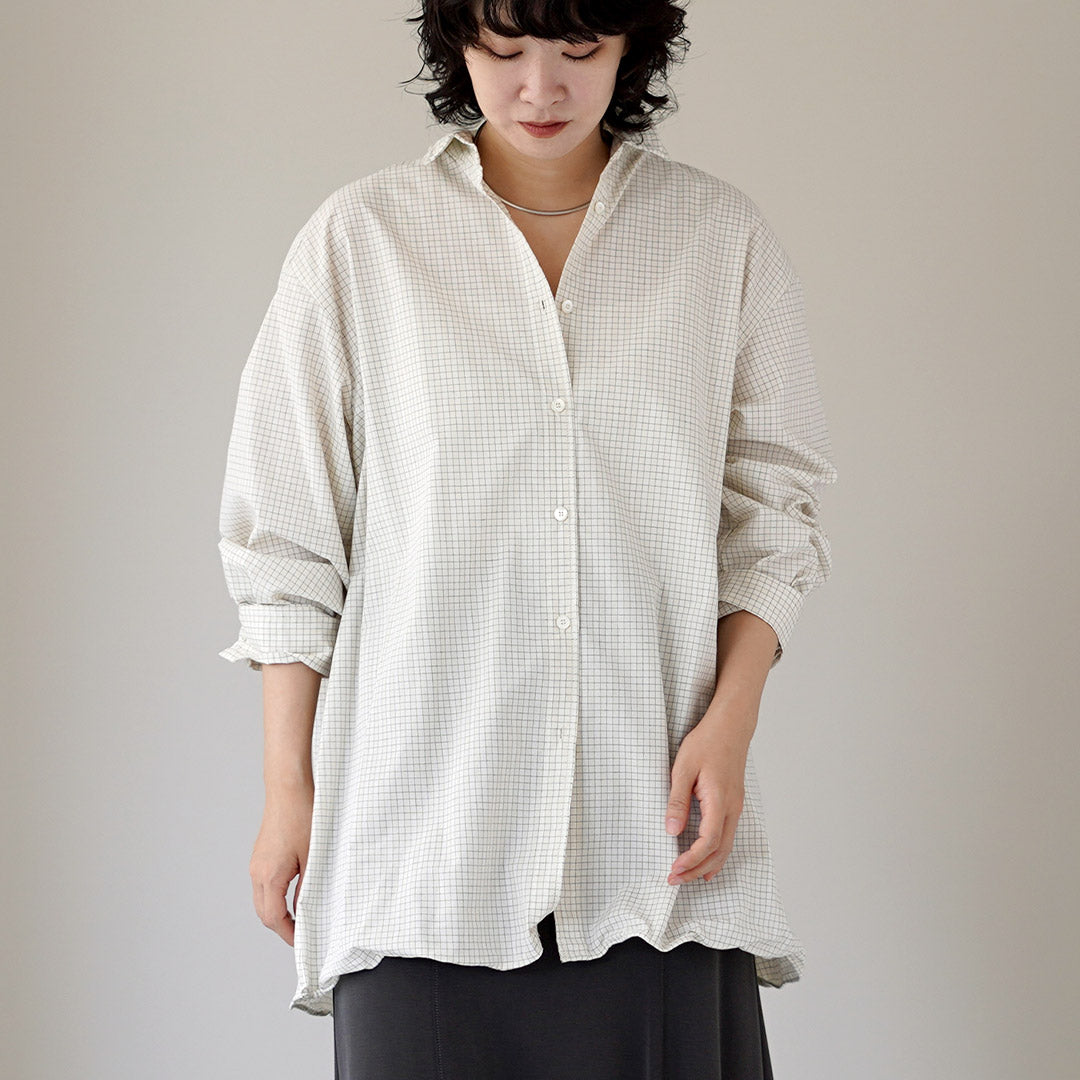 YENN(イェン) ワイヤード オーバー シャツ