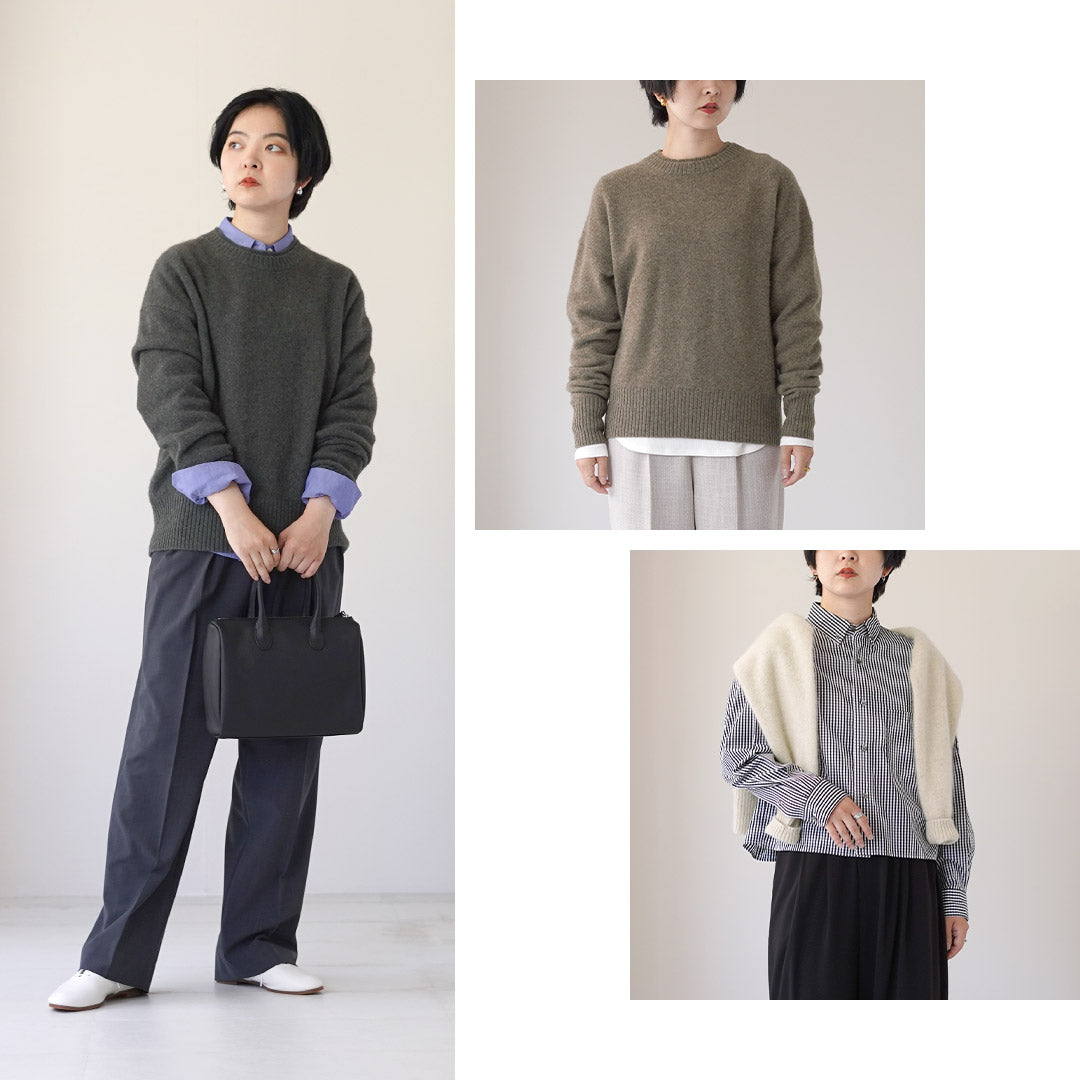 TICCA(ティッカ) ヤク クルーネック プルオーバー