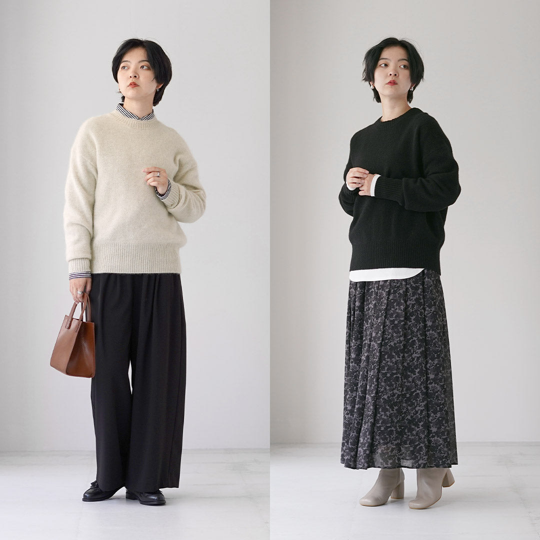 TICCA(ティッカ) ヤク クルーネック プルオーバー