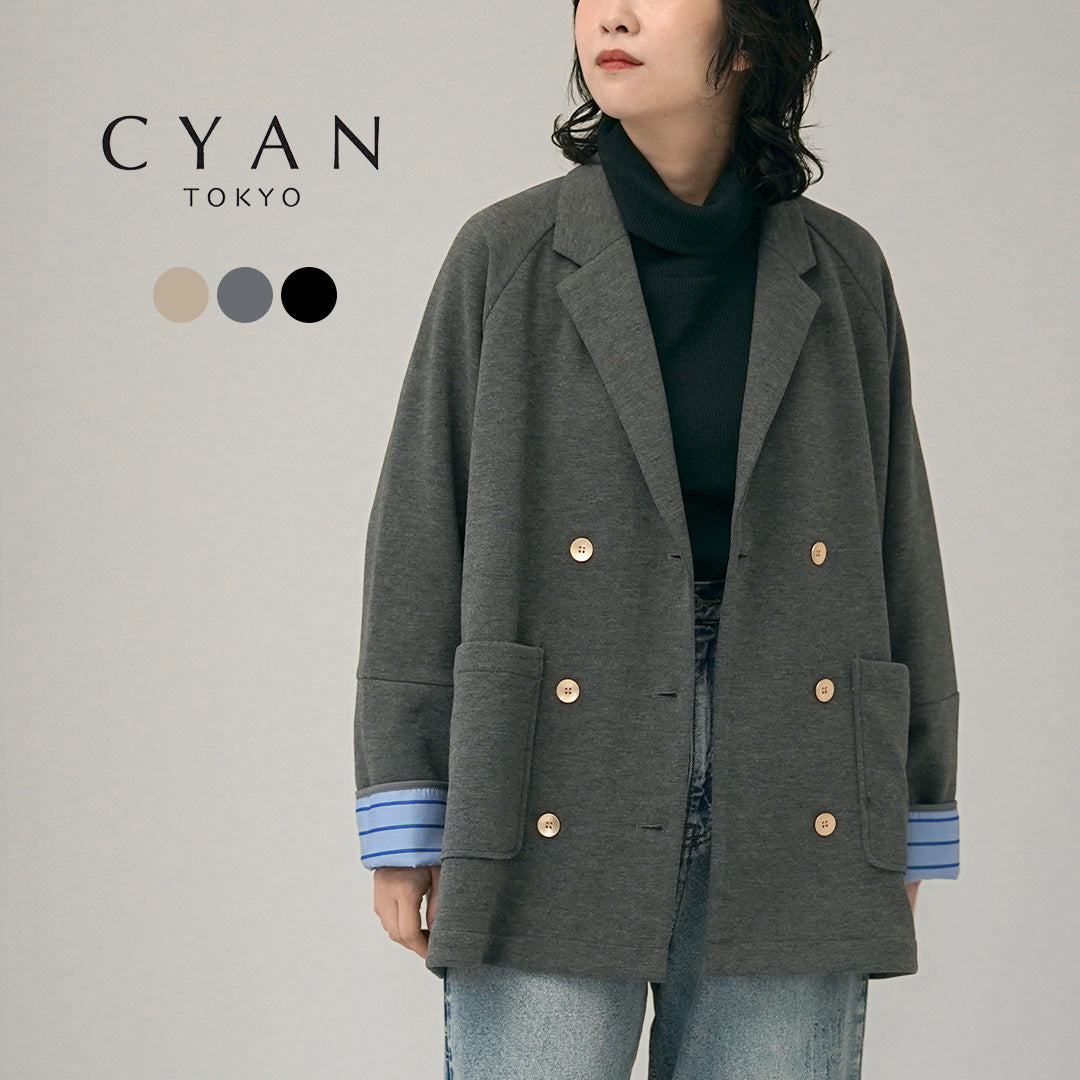 CYAN TOKYO(シアン トーキョー) マイクロフリース Wジャケット