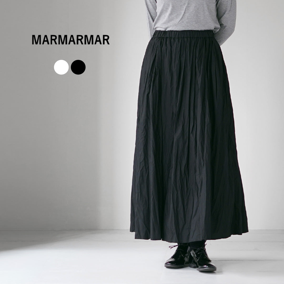 MARMARMAR(マーマーマー) タック ボリュームスカート 日本製