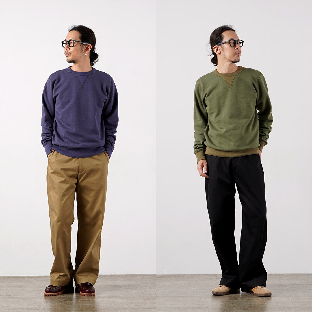 BUZZ RICKSONS(バズリクソンズ) セットインスリーブ クルーネックスウェット 日本製