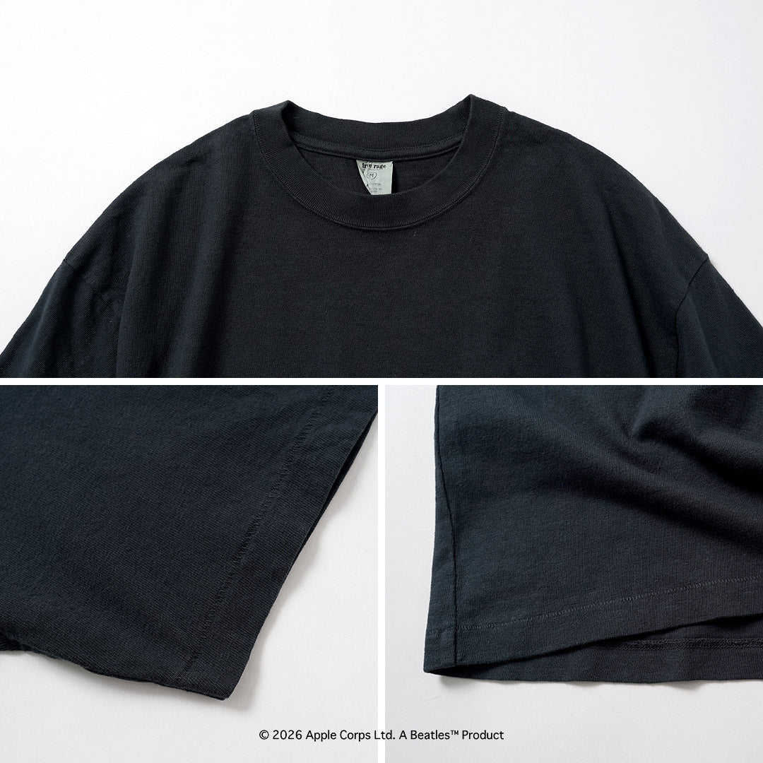 FREE RAGE(フリーレイジ) ビートルズ×フリーレイジ ラストリリース リサイクルコットン ショートスリーブTシャツ 日本製