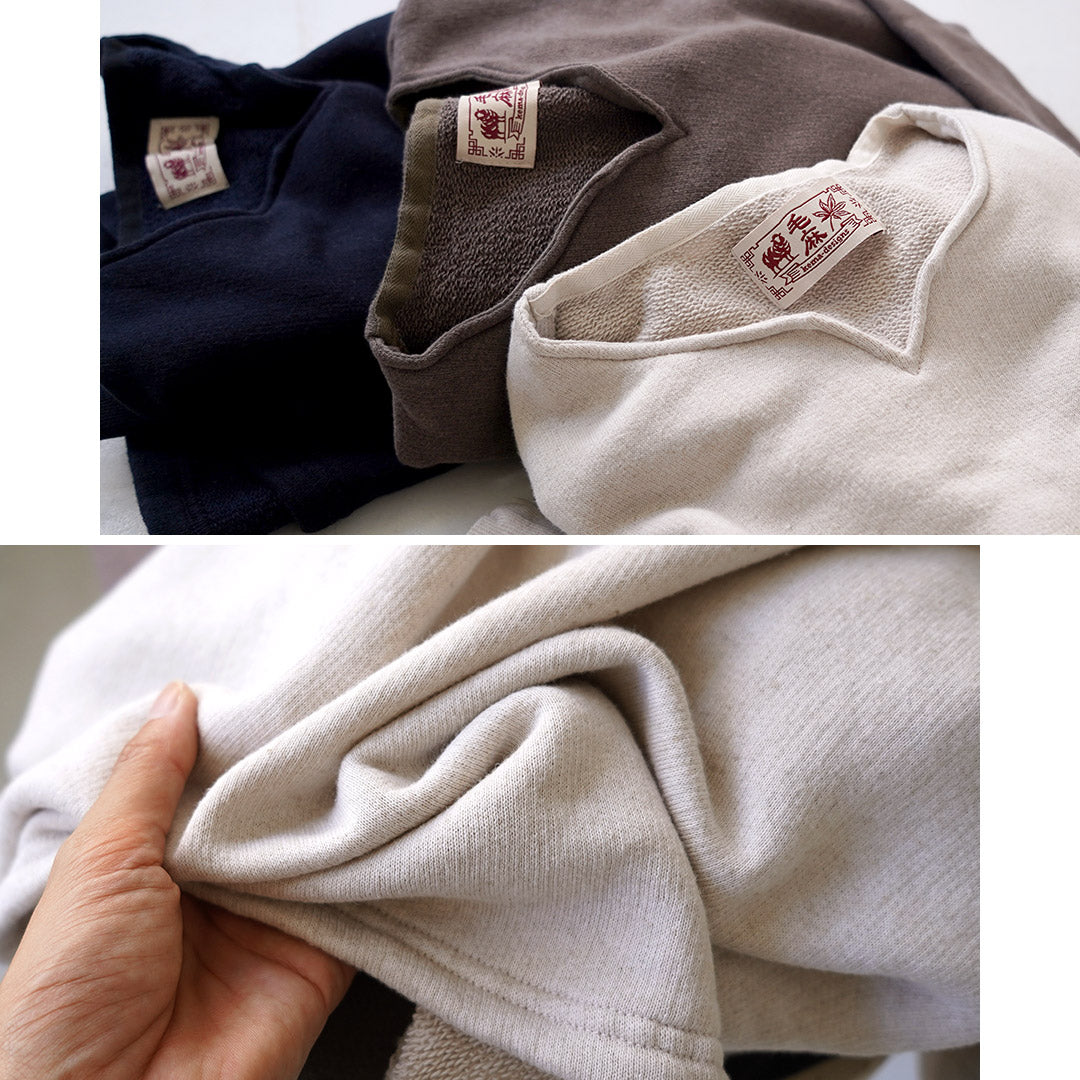 KEMA DESIGNS(ケマデザインズ) キーネック ライトテリー プルオーバー 日本製