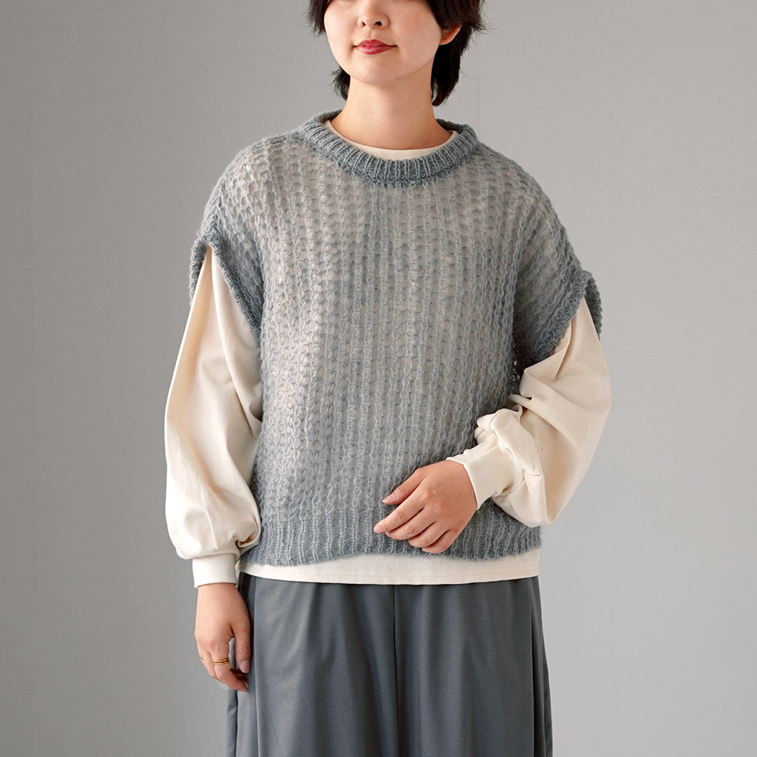 mizuiro ind(ミズイロインド)へアリーコクーン ワイドベスト