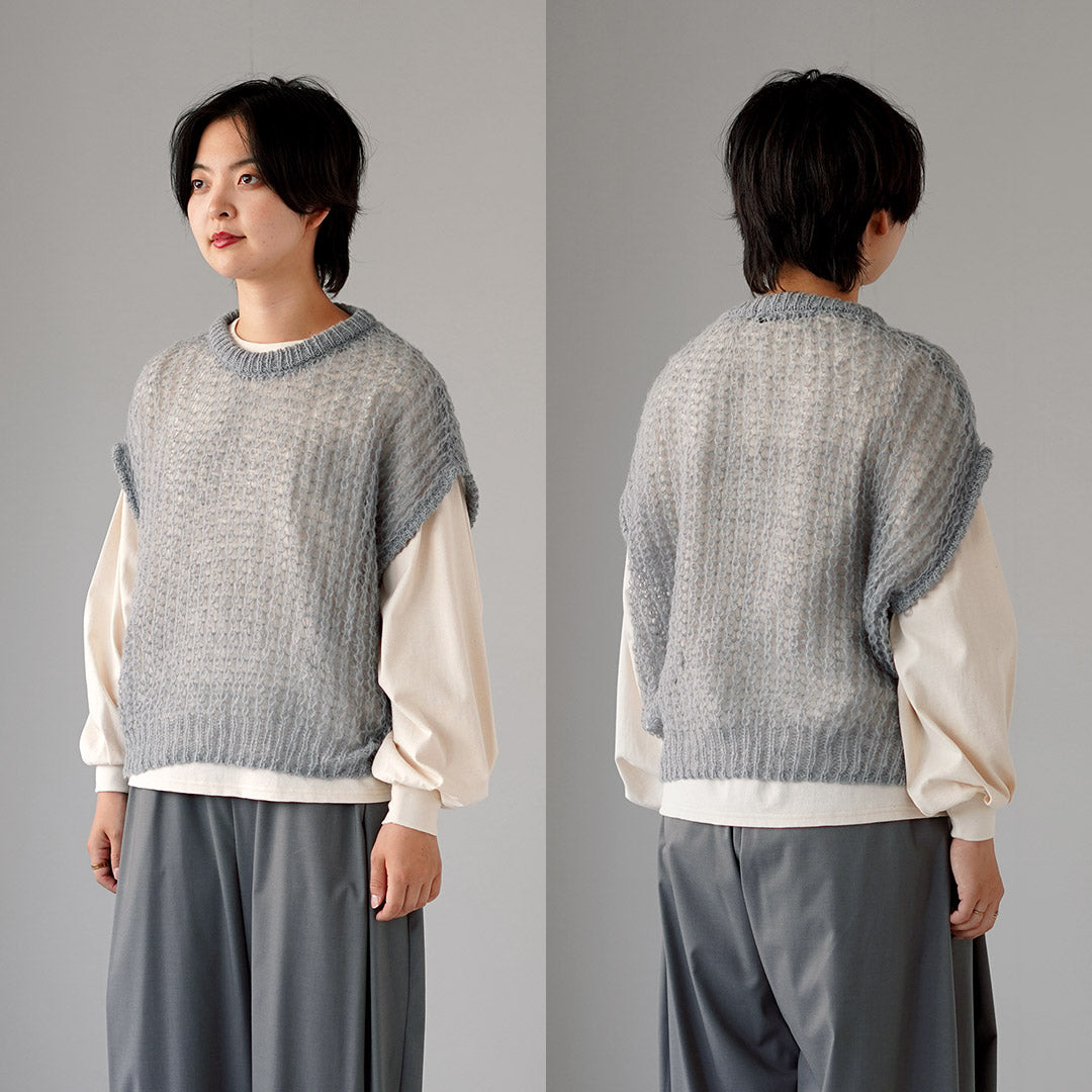 mizuiro ind(ミズイロインド)へアリーコクーン ワイドベスト