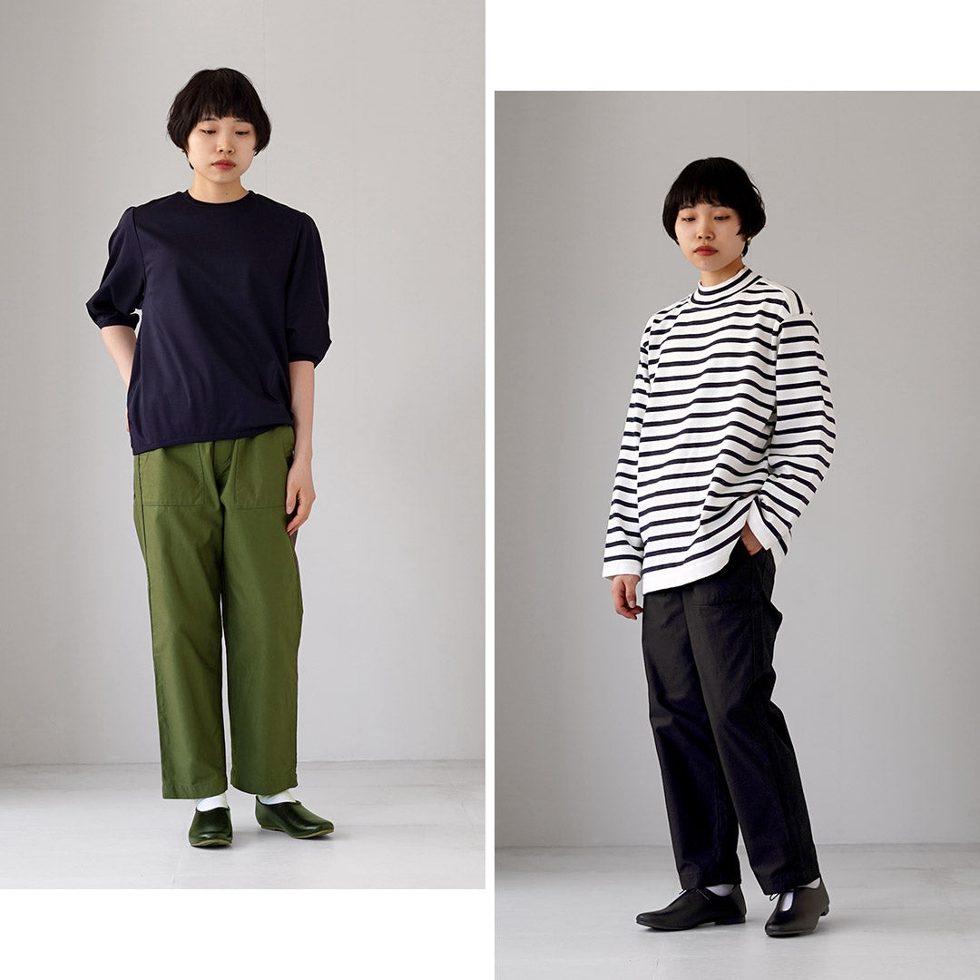 TRAVAIL MANUEL(トラバイユマニュアル) バックサテン ファティーグパンツ 日本製