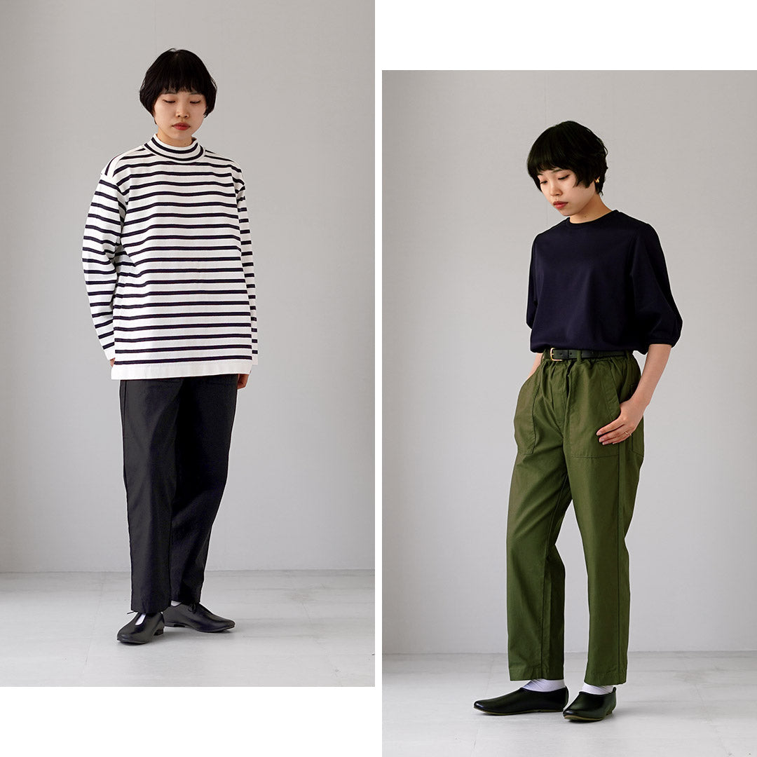 TRAVAIL MANUEL(トラバイユマニュアル) バックサテン ファティーグパンツ 日本製