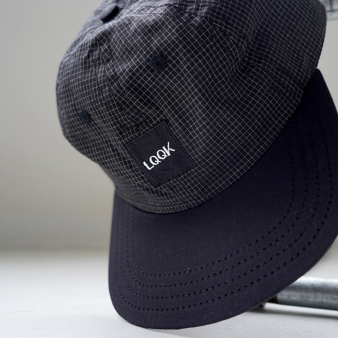 LQQK STUDIO(ルックスタジオ) ニューボックスロゴキャップ アメリカ製