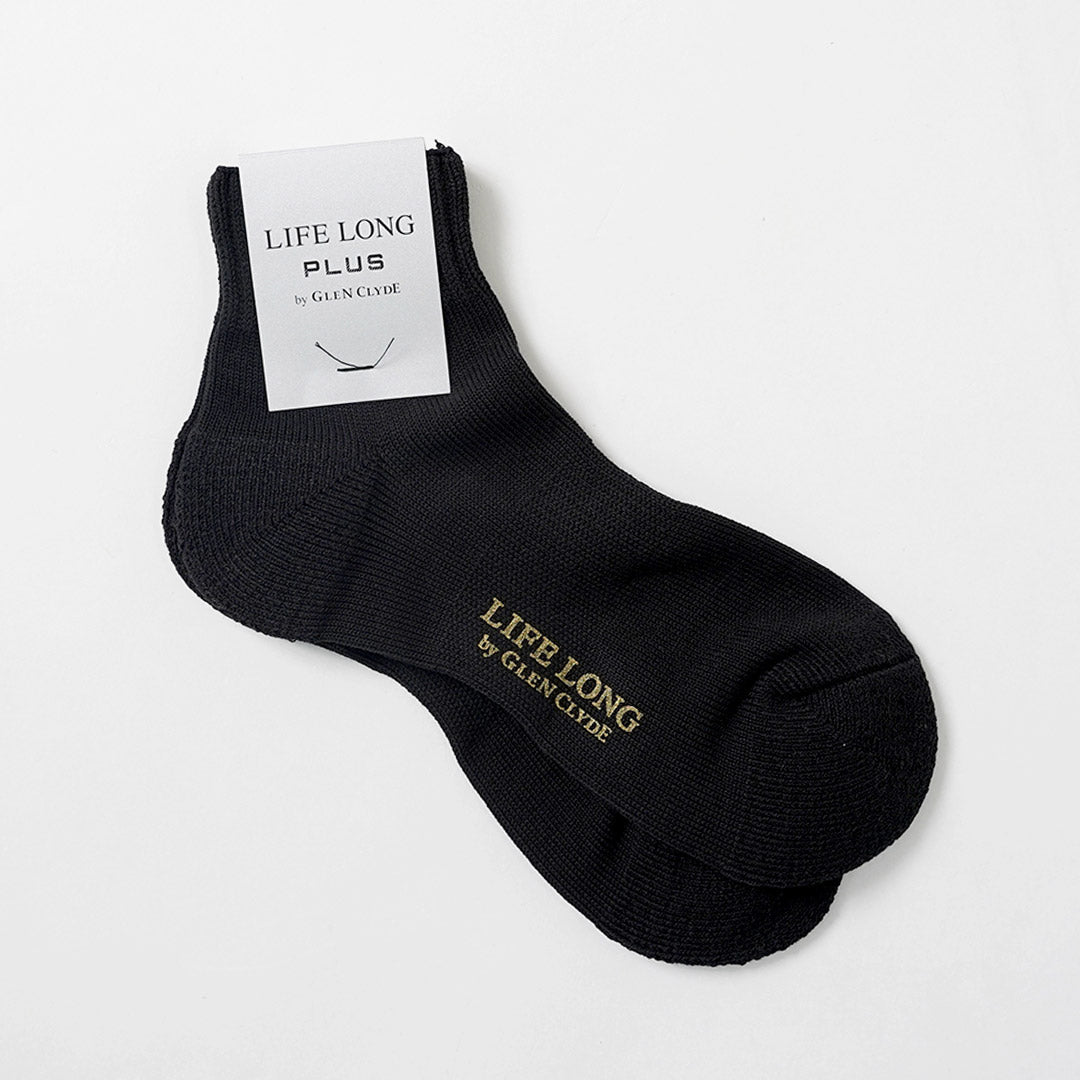 LIFE LONG BY GLEN CLYDE(ライフ ロング バイ グレン クライド) TS-2 PLUS コットン×コーデュラ パイル アンクルソックス 日本製