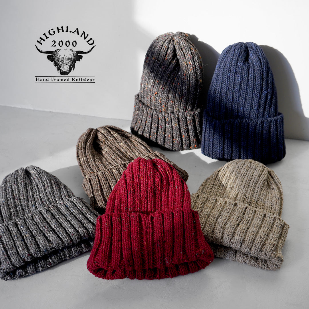 HIGHLAND 2000(ハイランド2000) ネップ ウール ニットキャップ