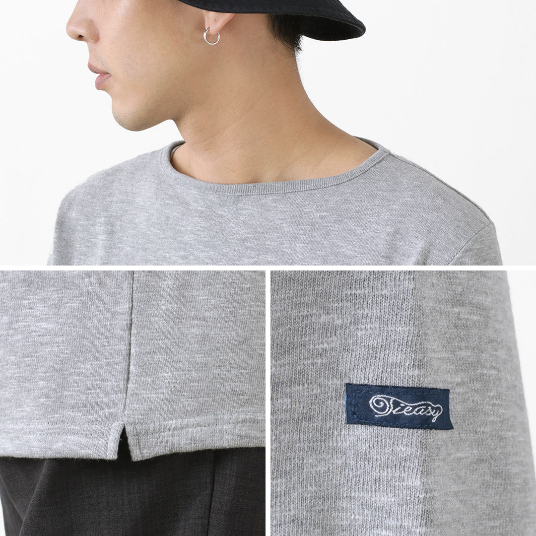 【50%OFF】TIEASY(ティージー) HDCS ボートネック バスクシャツ 2023年モデル