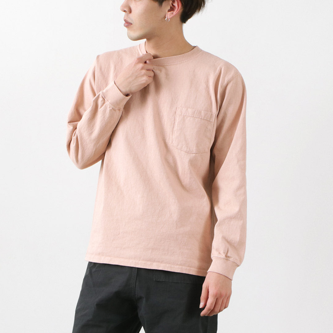 【50%OFF】GOODWEAR(グッドウェア) クルーネック ポケット Tシャツ 長袖