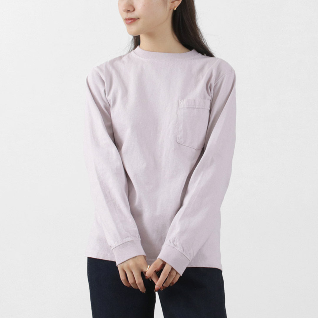 【50%OFF】GOODWEAR(グッドウェア) クルーネック ポケット Tシャツ 長袖