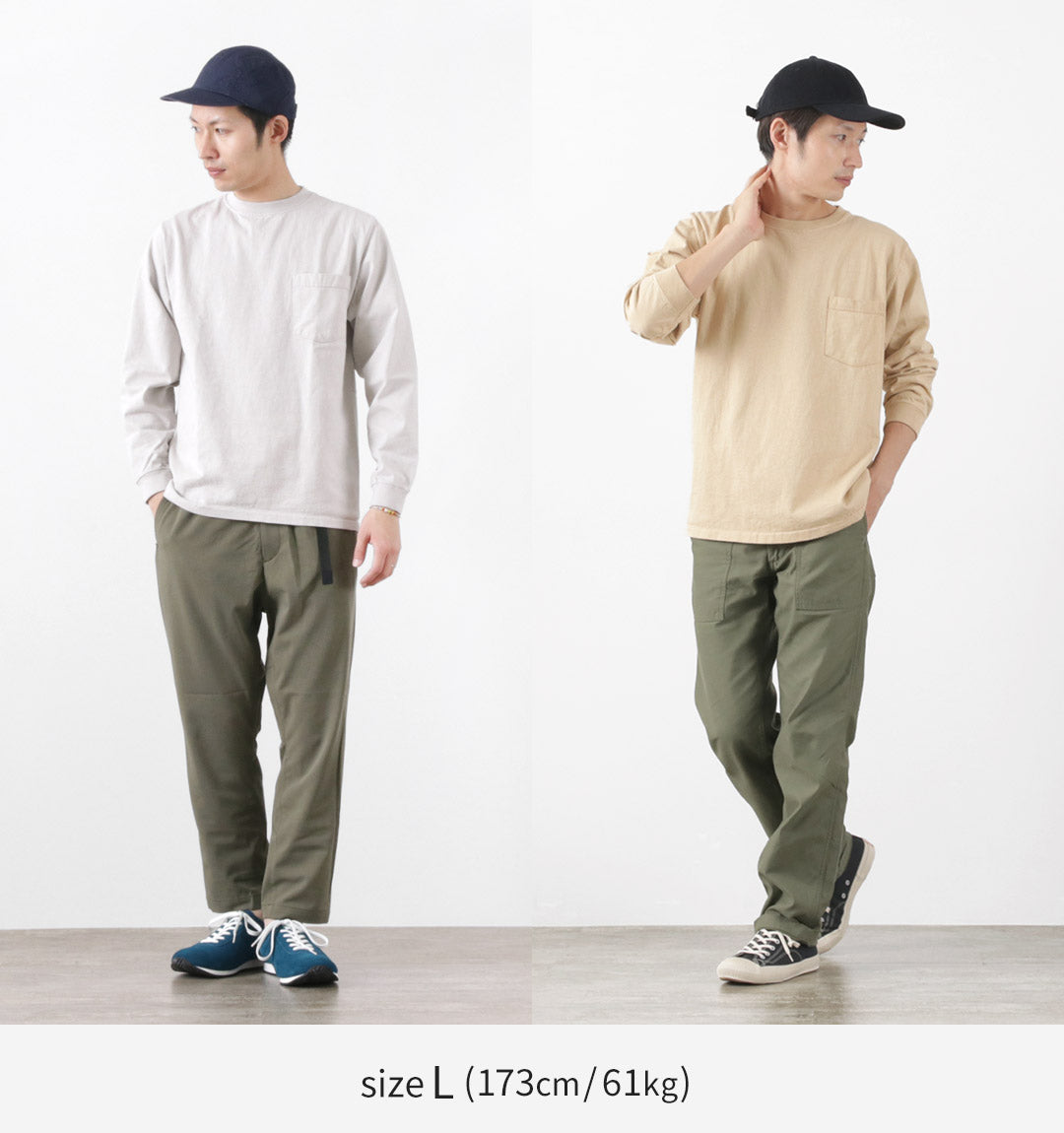 【50%OFF】GOODWEAR(グッドウェア) クルーネック ポケット Tシャツ 長袖
