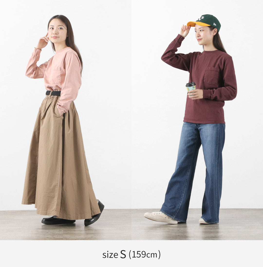 【50%OFF】GOODWEAR(グッドウェア) クルーネック ポケット Tシャツ 長袖