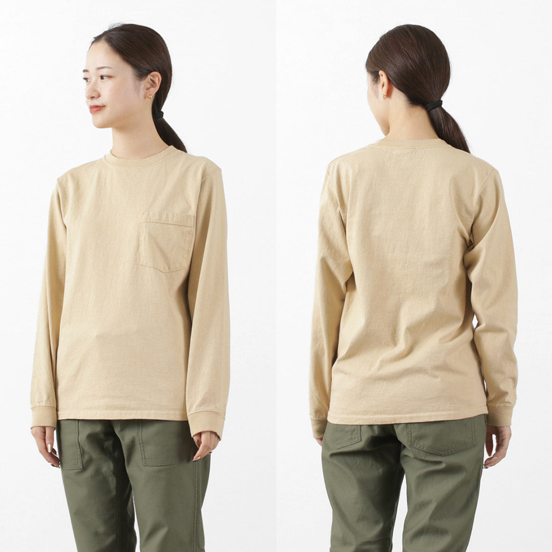 【50%OFF】GOODWEAR(グッドウェア) クルーネック ポケット Tシャツ 長袖