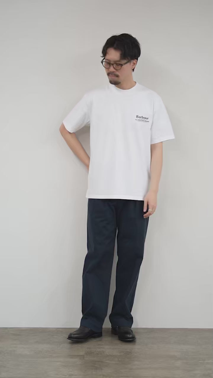BARBOUR（バブアー） アウトドアグラフィック オーバーサイズ Tシャツ