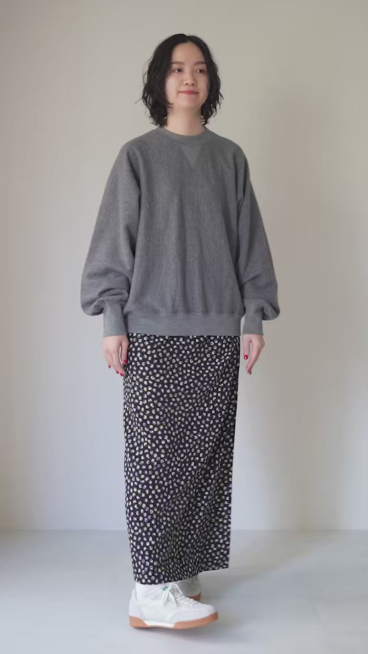 SHINZONE（シンゾーン） コットン ウール スウェットシャツ 24AMSCU10