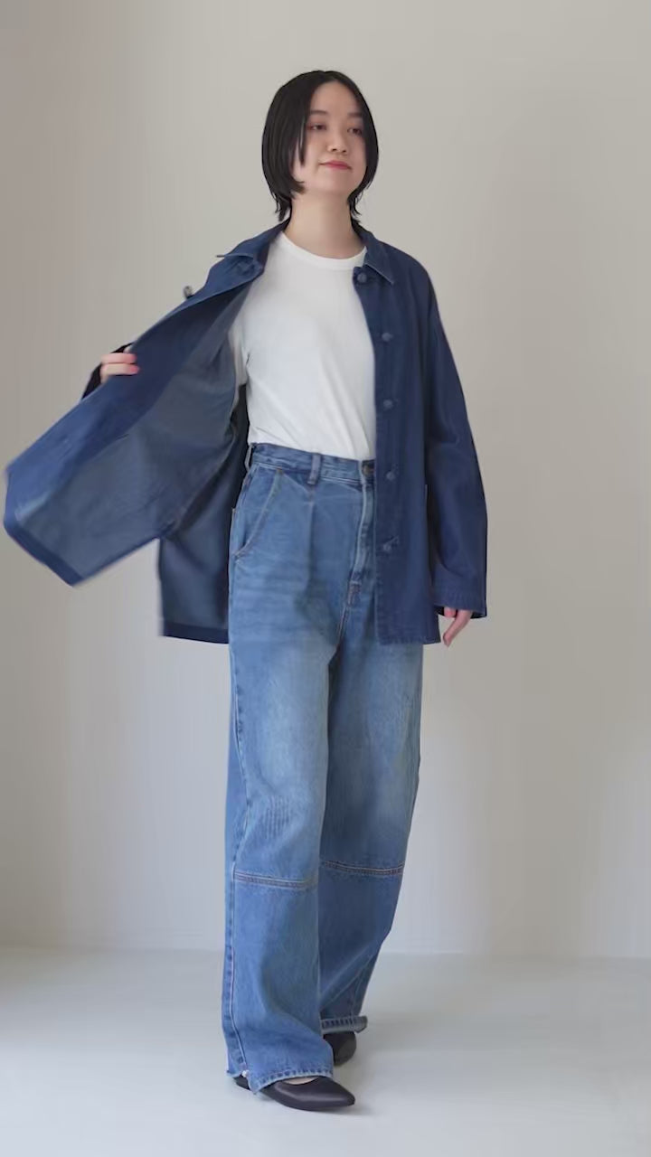 YENN（イェン） デニム チャイナ シャツジャケット / アウター 長袖