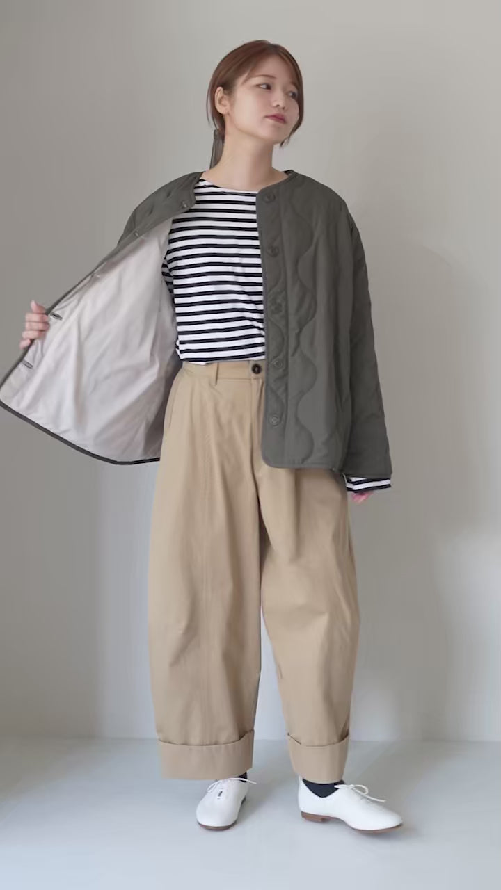 MAO MADE（マオメイド） 別注 ライト キルティング リバーシブル