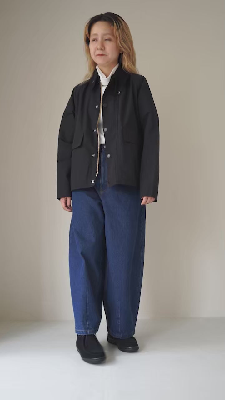 MIDIUMI（ミディウミ） ハイウエスト カーブデニム / レディース