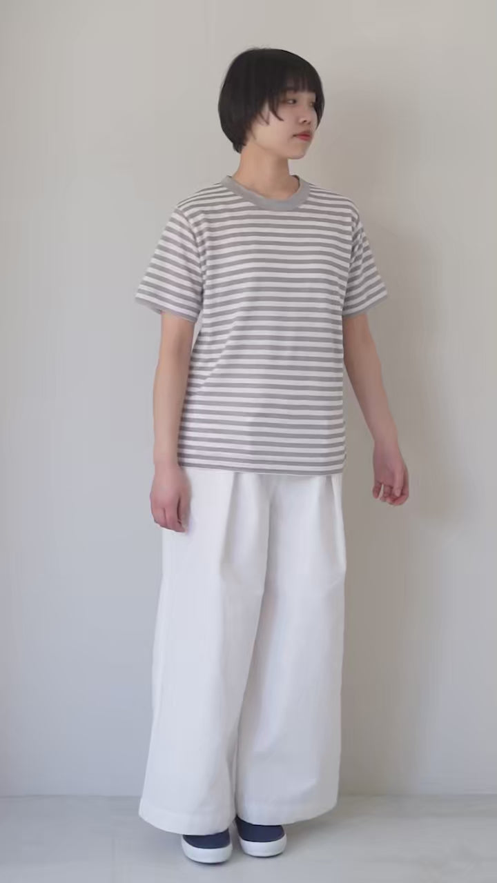 MAO MADE（マオメイド） ベルギーリネン ハーフスリーブ スタンダードT