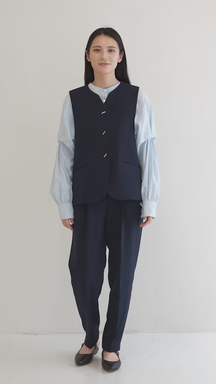 chignon ベスト CHIGNON（シニヨン） フレア ベスト / レディース トップス ジレ ノー