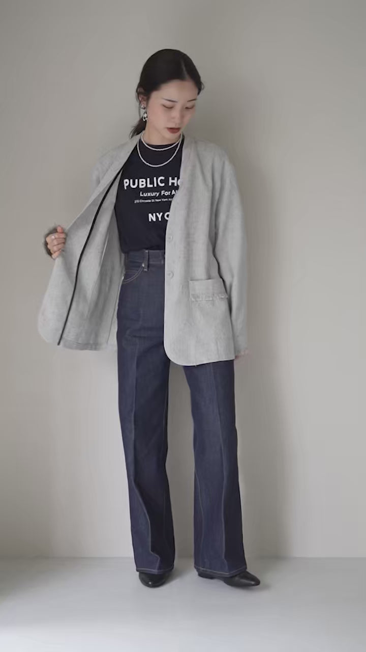 CYAN TOKYO（シアン トーキョー） バックフレア フリンジネップ