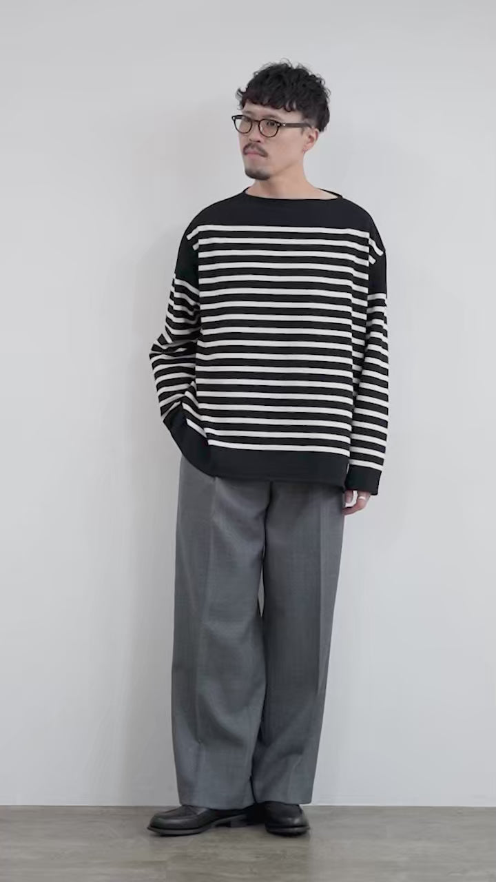 ORCIVAL（オーシバル） リラックスフィット ボートネック ロング