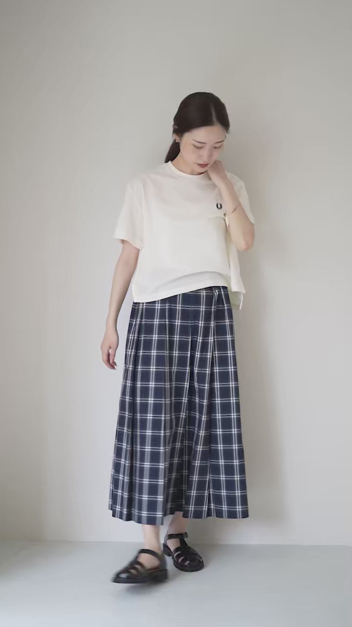 FRED PERRY（フレッドペリー） G9184 ピケ Tシャツ ボクシーフィット