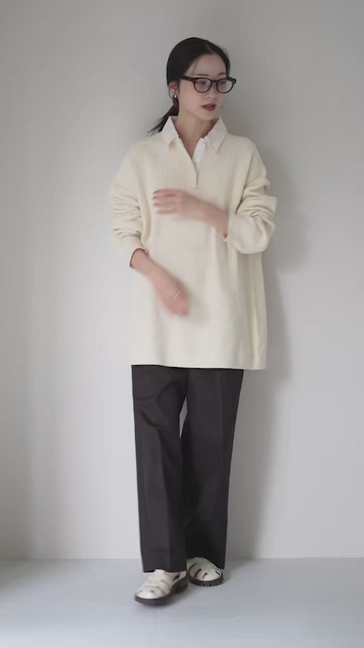 ETRE TOKYO（エトレトウキョウ） 1225111024-0 ラガーシャツニット