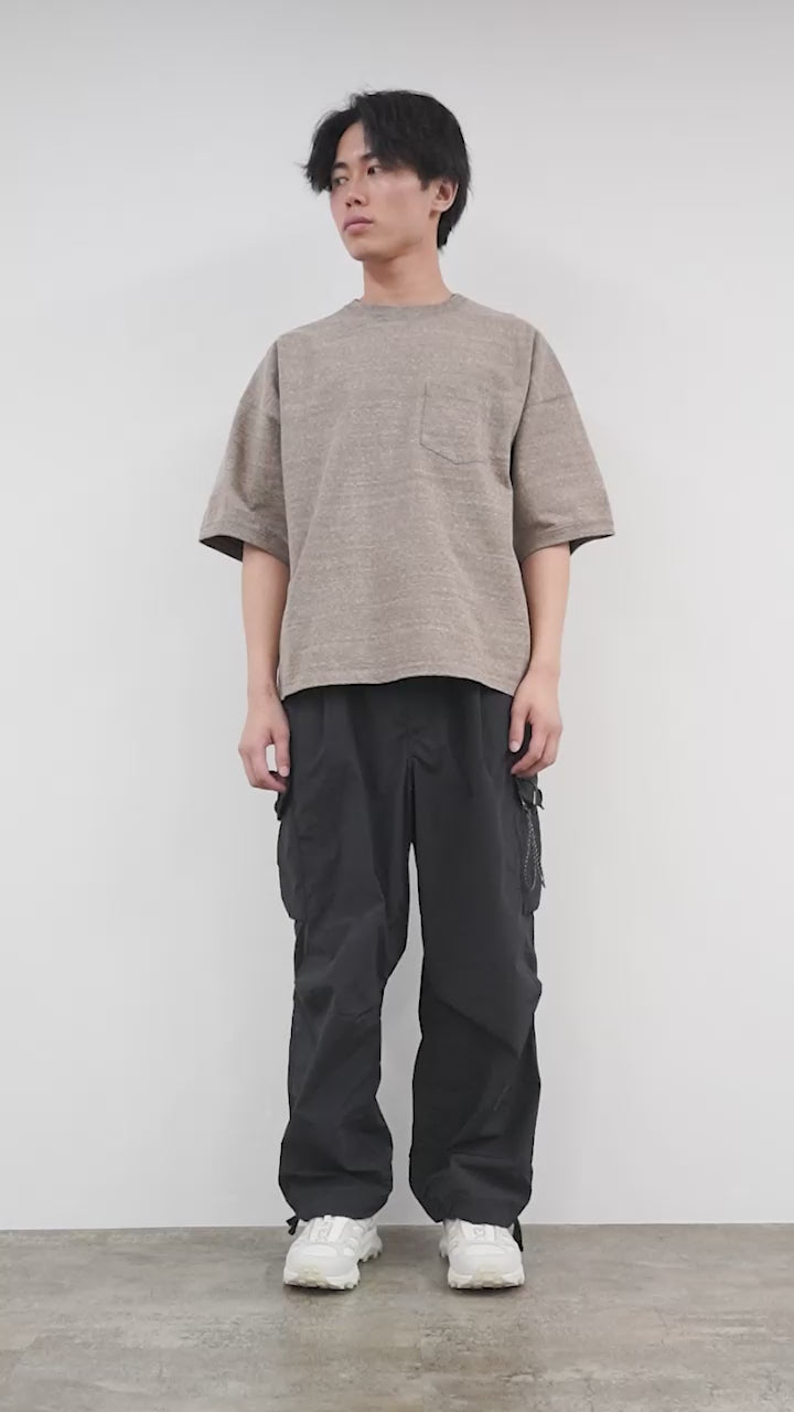 REMI RELIEF（レミレリーフ） 別注 メランジ天竺 半袖 ポケットTシャツ