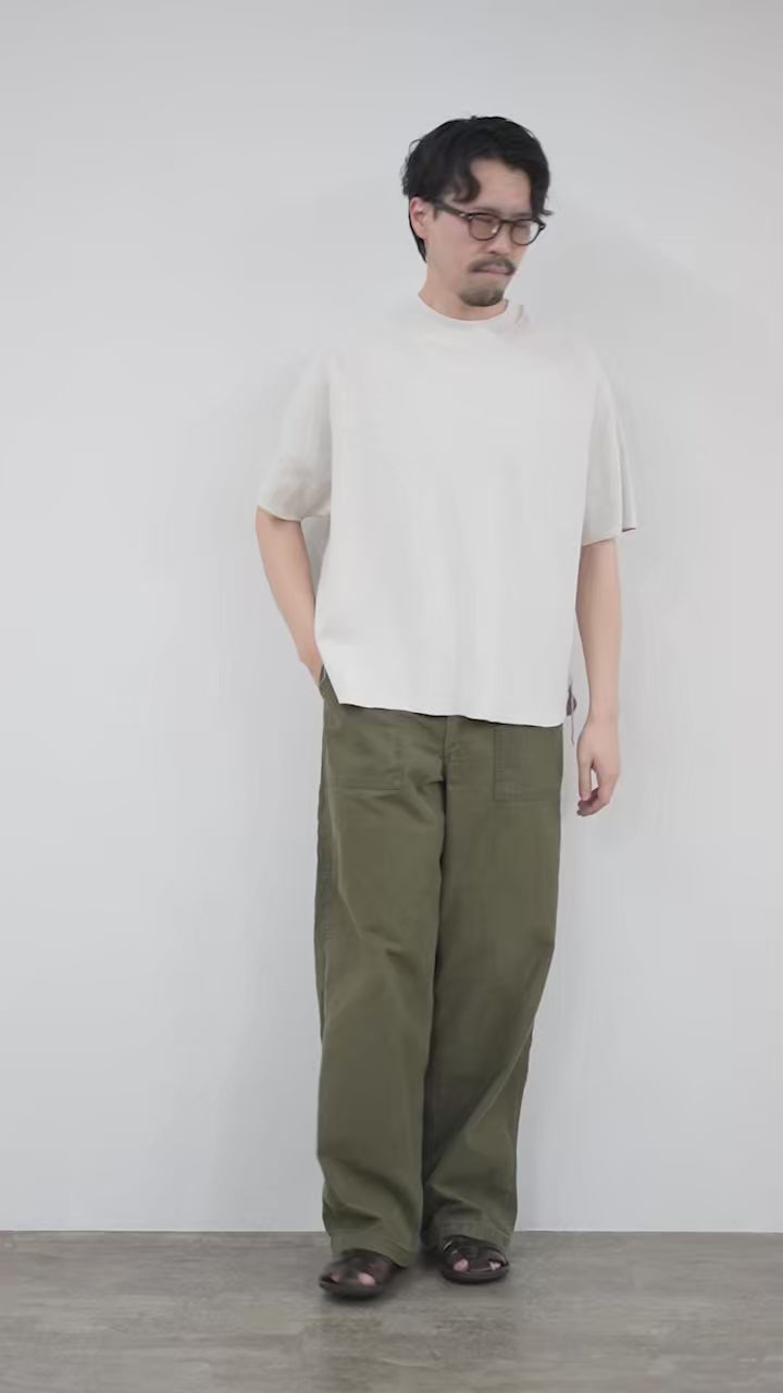 REMI RELIEF（レミレリーフ） Wタック ラグランTシャツ / メンズ 半袖